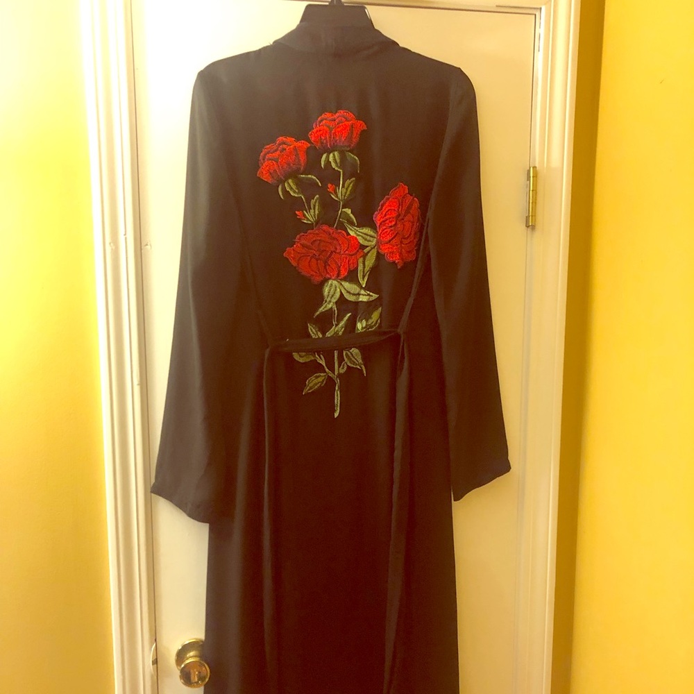 Black Long Duster